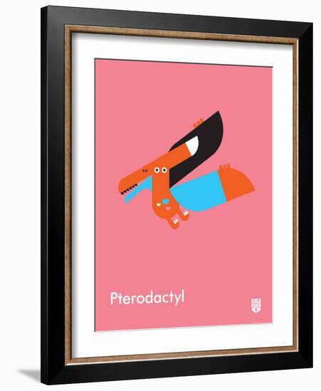Wee Dinos, Pterodactyl-Wee Society-Framed Art Print