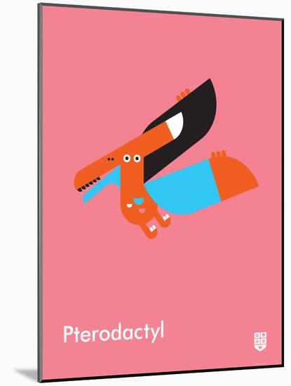 Wee Dinos, Pterodactyl-Wee Society-Mounted Art Print