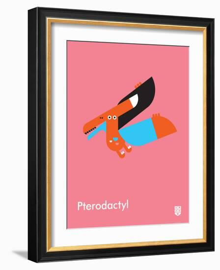 Wee Dinos, Pterodactyl-Wee Society-Framed Art Print