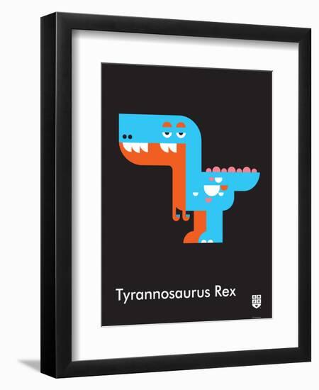 Wee Dinos, T-Rex-Wee Society-Framed Art Print