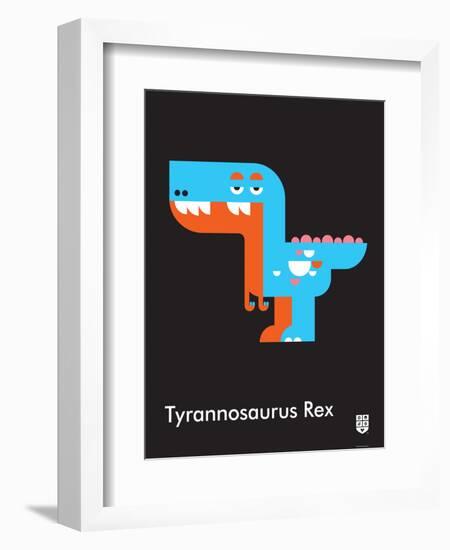 Wee Dinos, T-Rex-Wee Society-Framed Art Print