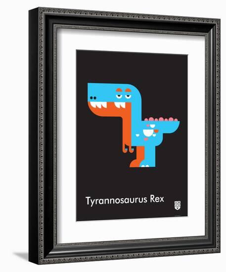 Wee Dinos, T-Rex-Wee Society-Framed Art Print