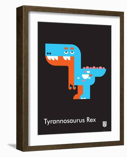 Wee Dinos, T-Rex-Wee Society-Framed Art Print