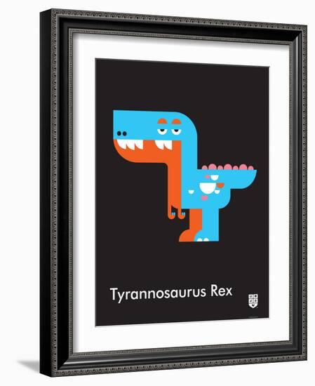 Wee Dinos, T-Rex-Wee Society-Framed Art Print