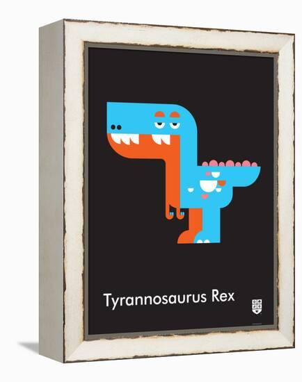 Wee Dinos, T-Rex-Wee Society-Framed Stretched Canvas