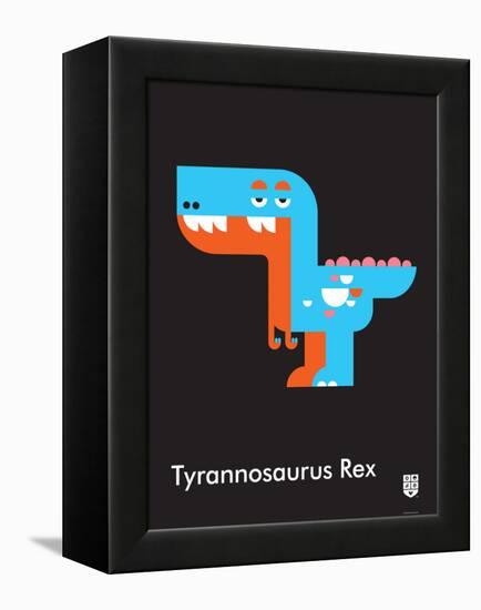 Wee Dinos, T-Rex-Wee Society-Framed Stretched Canvas