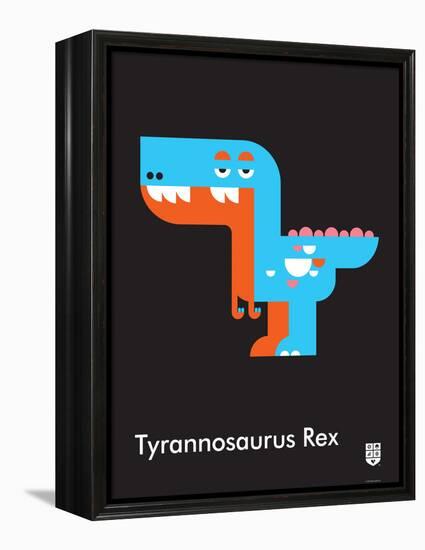 Wee Dinos, T-Rex-Wee Society-Framed Stretched Canvas