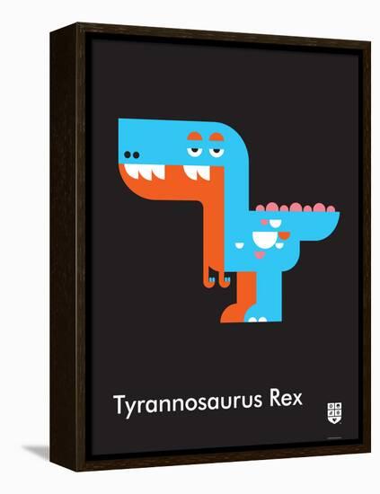 Wee Dinos, T-Rex-Wee Society-Framed Stretched Canvas