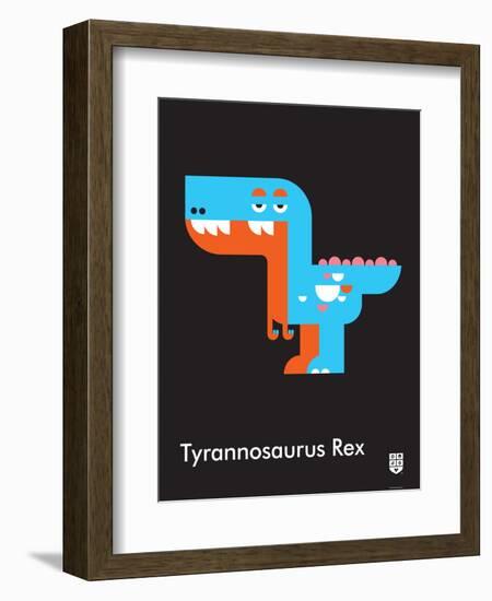 Wee Dinos, T-Rex-Wee Society-Framed Premium Giclee Print