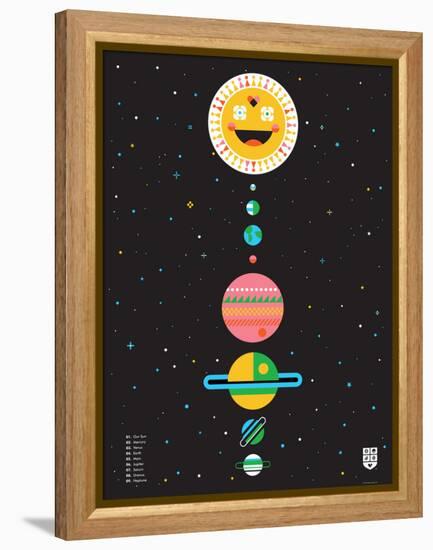 Wee Galaxy, Solar System-Wee Society-Framed Stretched Canvas