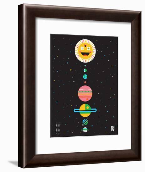 Wee Galaxy, Solar System-Wee Society-Framed Art Print