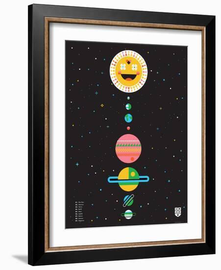 Wee Galaxy, Solar System-Wee Society-Framed Art Print