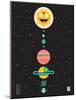 Wee Galaxy, Solar System-Wee Society-Mounted Art Print