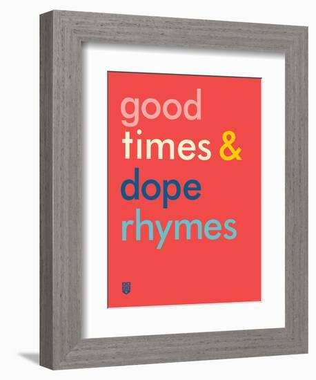 Wee Say, Rhyme Time-Wee Society-Framed Premium Giclee Print