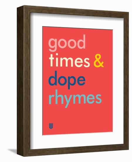 Wee Say, Rhyme Time-Wee Society-Framed Premium Giclee Print