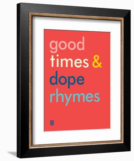 Wee Say, Rhyme Time-Wee Society-Framed Premium Giclee Print