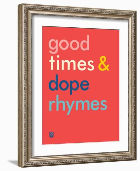 Wee Say, Rhyme Time-Wee Society-Framed Art Print