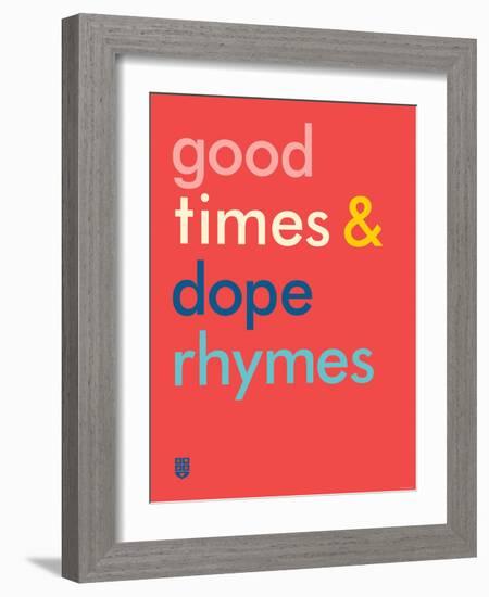 Wee Say, Rhyme Time-Wee Society-Framed Art Print