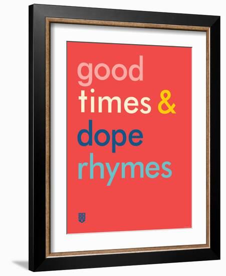 Wee Say, Rhyme Time-Wee Society-Framed Art Print