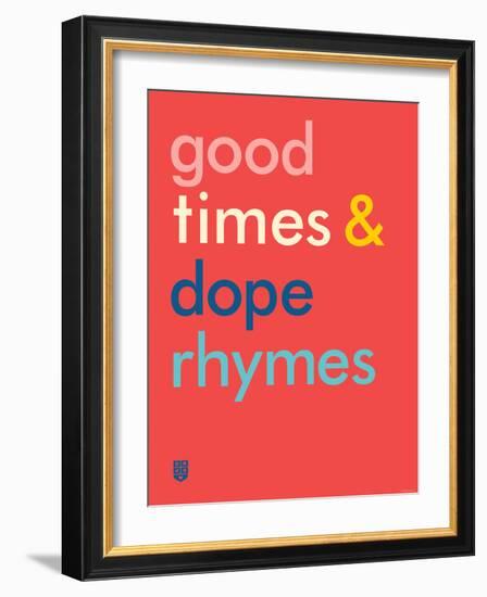 Wee Say, Rhyme Time-Wee Society-Framed Art Print