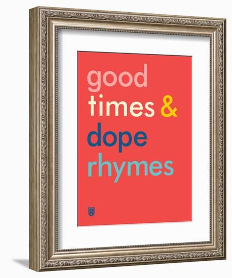Wee Say, Rhyme Time-Wee Society-Framed Art Print