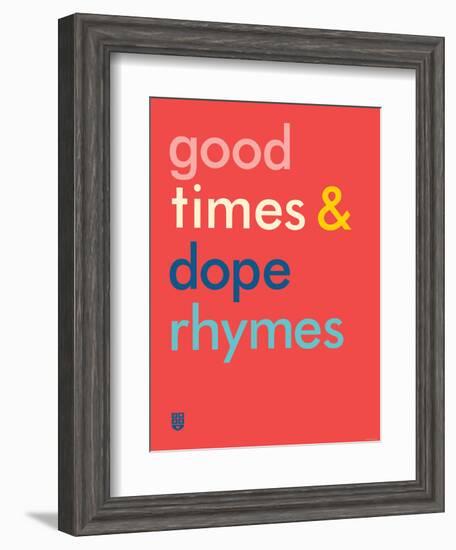 Wee Say, Rhyme Time-Wee Society-Framed Art Print