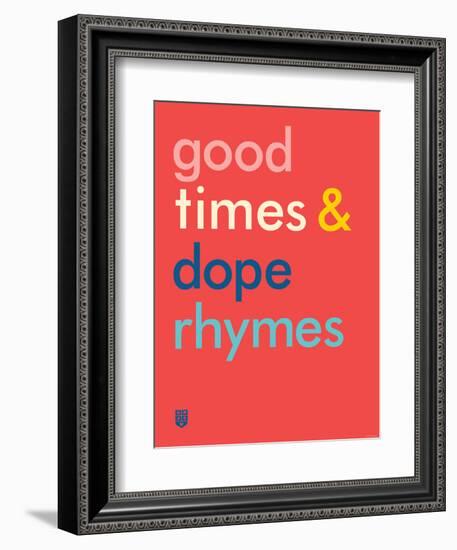 Wee Say, Rhyme Time-Wee Society-Framed Art Print