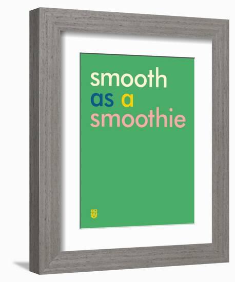 Wee Say, Smooth-Wee Society-Framed Art Print