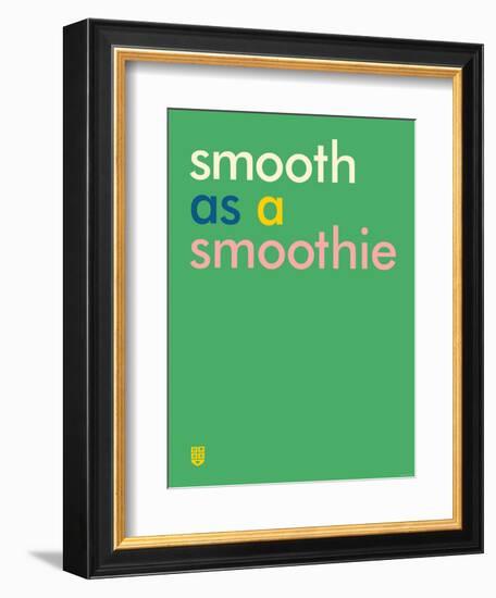 Wee Say, Smooth-Wee Society-Framed Art Print