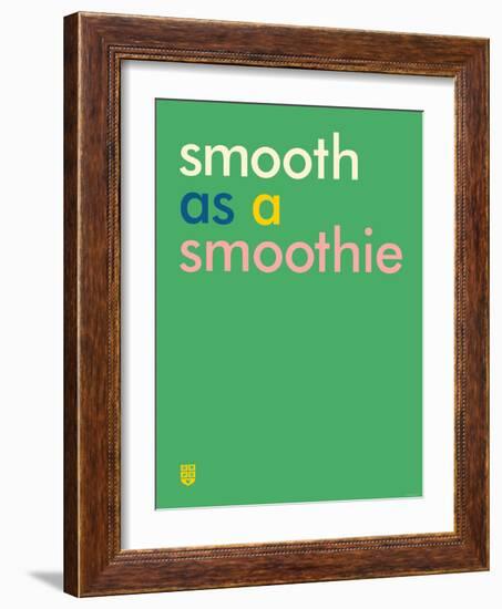 Wee Say, Smooth-Wee Society-Framed Art Print