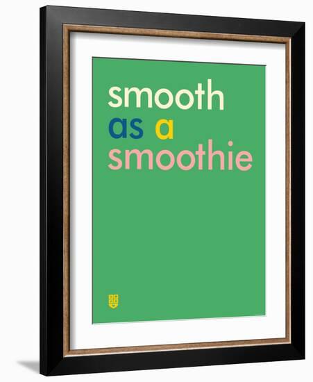 Wee Say, Smooth-Wee Society-Framed Art Print