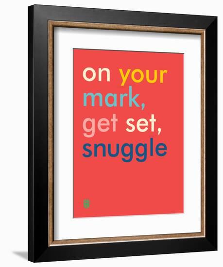 Wee Say, Snuggle-Wee Society-Framed Premium Giclee Print