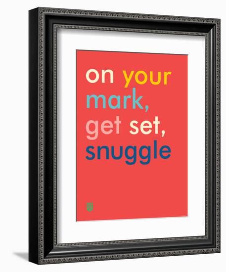 Wee Say, Snuggle-Wee Society-Framed Premium Giclee Print