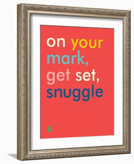 Wee Say, Snuggle-Wee Society-Framed Art Print