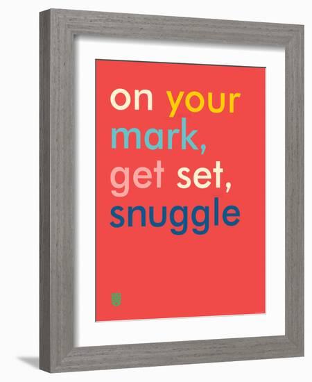 Wee Say, Snuggle-Wee Society-Framed Art Print