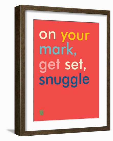 Wee Say, Snuggle-Wee Society-Framed Art Print