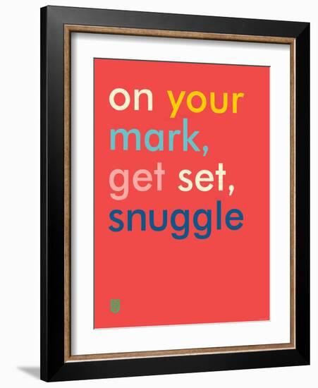 Wee Say, Snuggle-Wee Society-Framed Art Print