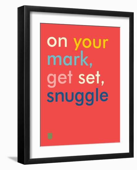 Wee Say, Snuggle-Wee Society-Framed Art Print