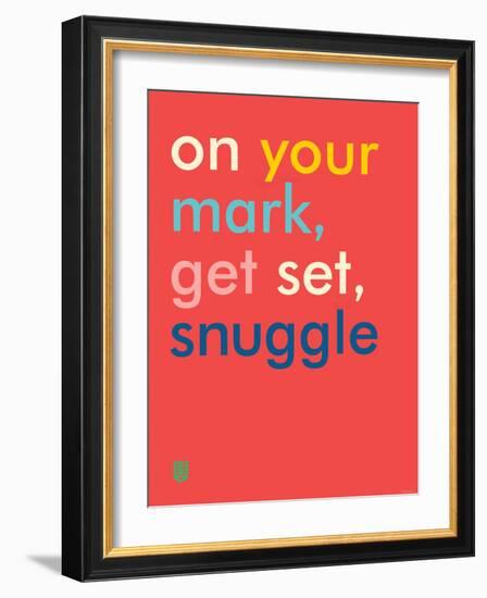 Wee Say, Snuggle-Wee Society-Framed Art Print