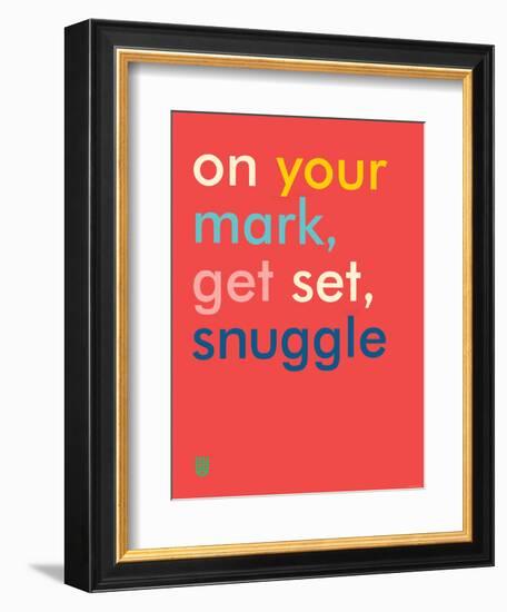 Wee Say, Snuggle-Wee Society-Framed Art Print