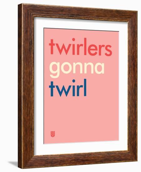 Wee Say, Twirl-Wee Society-Framed Art Print