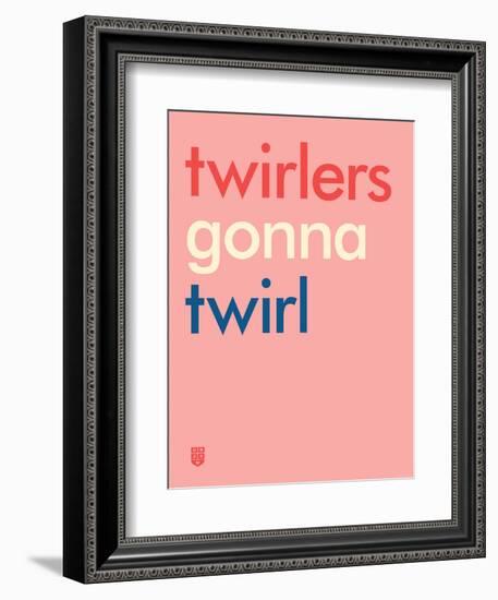 Wee Say, Twirl-Wee Society-Framed Art Print