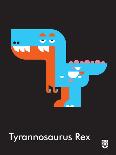 Wee Dinos, T-Rex-Wee Society-Art Print