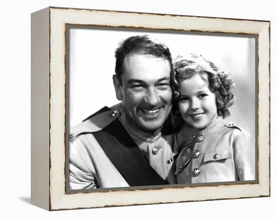 Wee Willie Winkie, Victor McLaglen, Shirley Temple, 1937-null-Framed Stretched Canvas