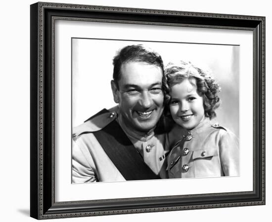 Wee Willie Winkie, Victor McLaglen, Shirley Temple, 1937-null-Framed Photo