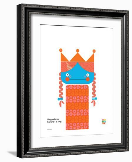 Wee You-Things, Ling-Wee Society-Framed Giclee Print