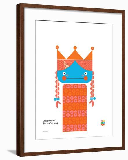 Wee You-Things, Ling-Wee Society-Framed Giclee Print