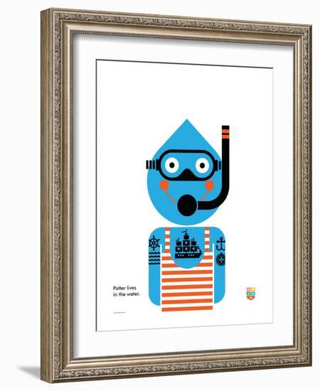 Wee You-Things, Potter-Wee Society-Framed Giclee Print