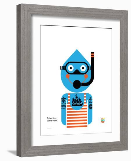 Wee You-Things, Potter-Wee Society-Framed Giclee Print