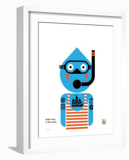 Wee You-Things, Potter-Wee Society-Framed Giclee Print